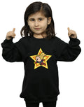 Black - Back - Captain Marvel Girls Kawaii Sweatshirt