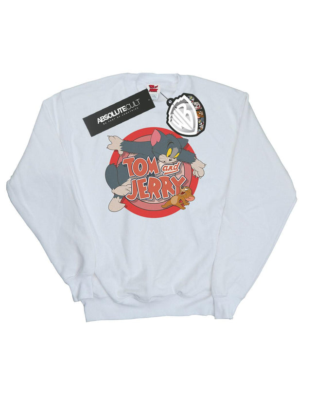 Tom and Jerry Womens Ladies Classic Catch Sweatshirt Discounts on great Brands