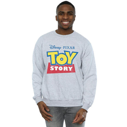 Heather Grey - Back - Toy Story Mens Logo Sweatshirt