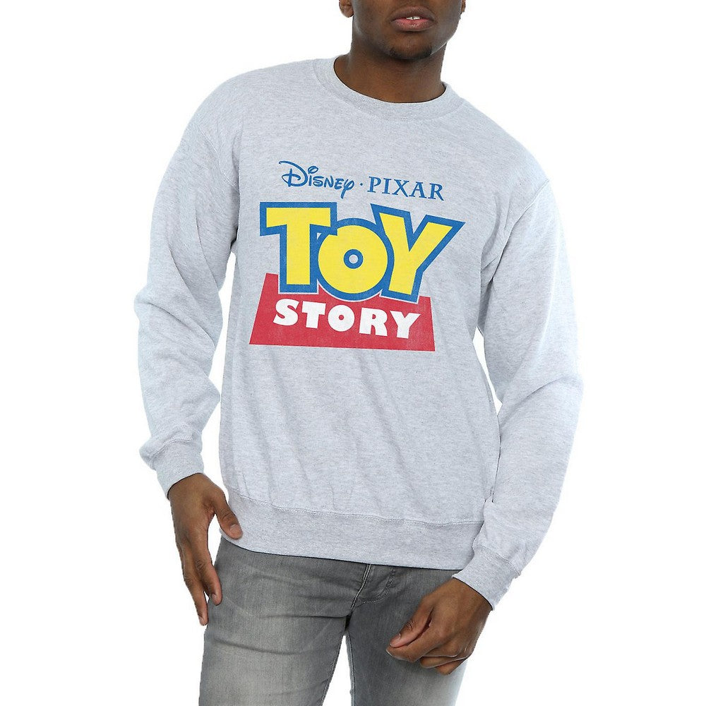 Heather Grey - Front - Toy Story Mens Logo Sweatshirt
