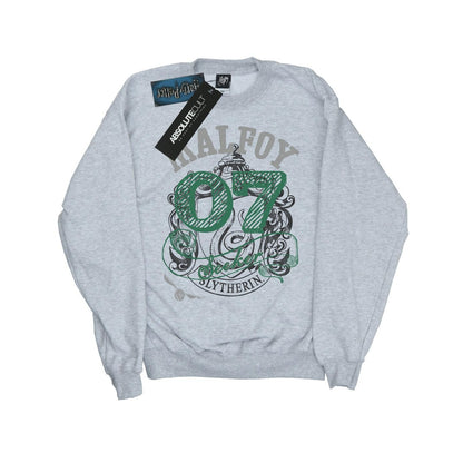 Sports Grey - Front - Harry Potter Mens Seeker Draco Malfoy Sweatshirt