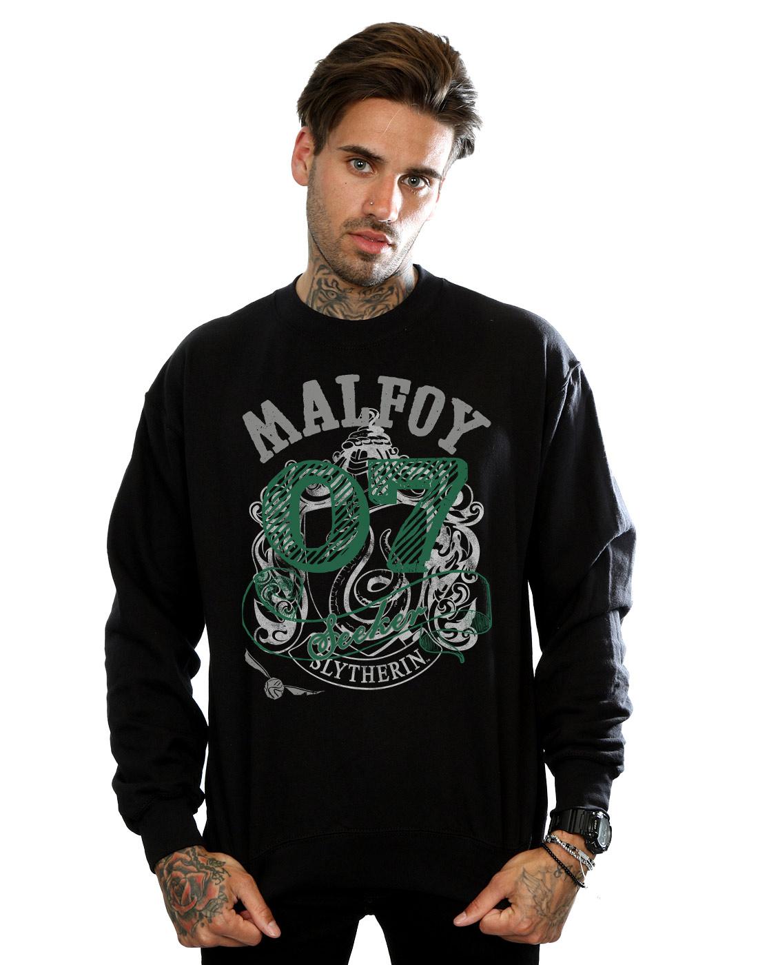 Black - Lifestyle - Harry Potter Mens Seeker Draco Malfoy Sweatshirt
