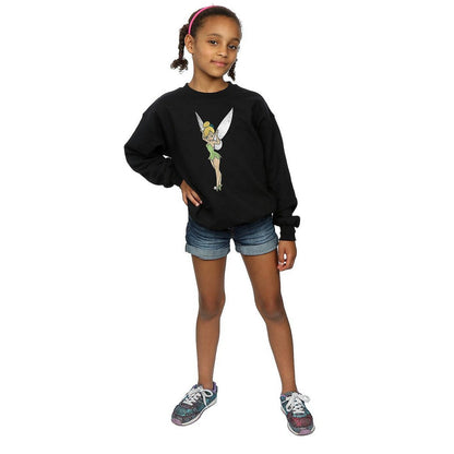 Black - Lifestyle - Peter Pan Girls Classic Tinkerbell Sweatshirt