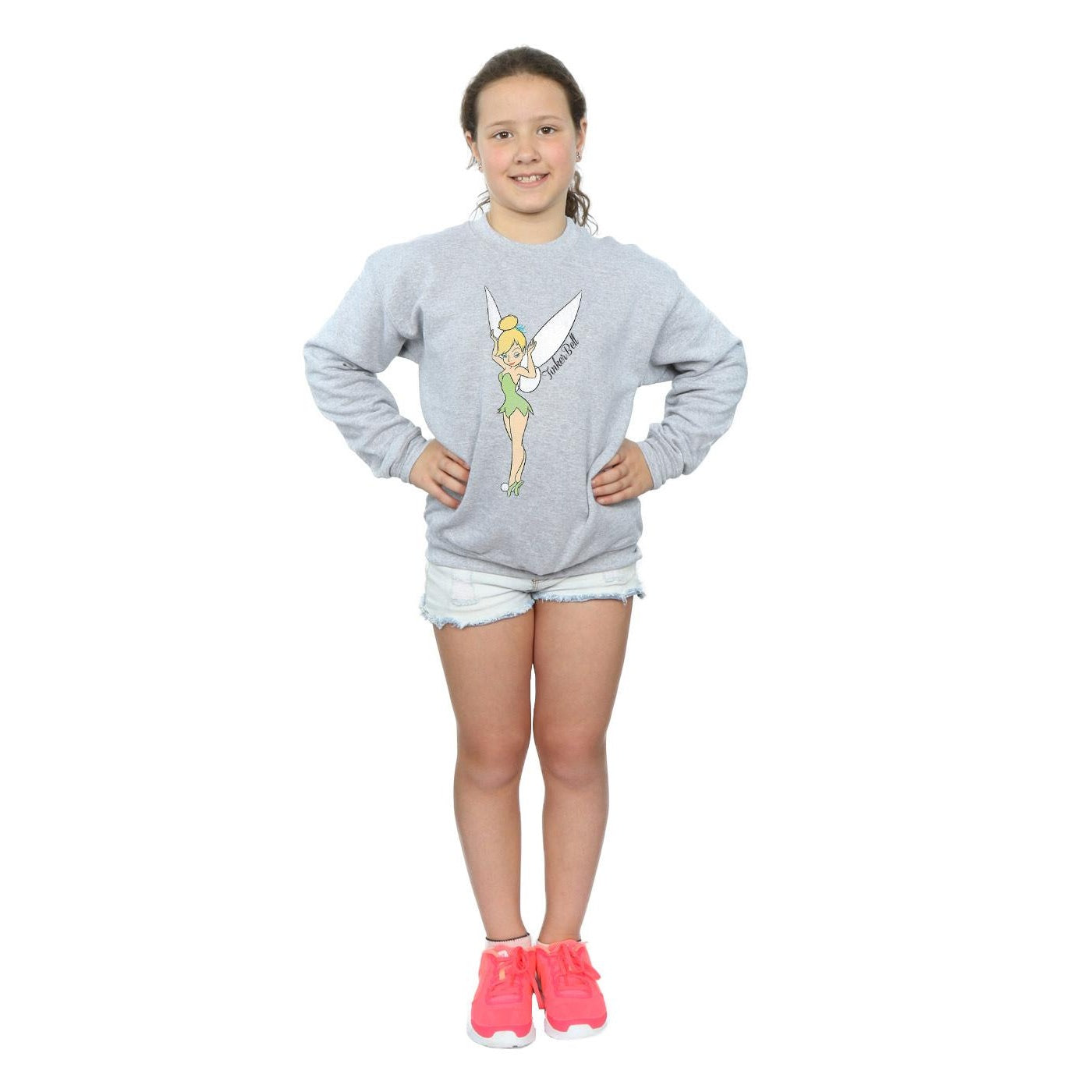 Sports Grey - Lifestyle - Peter Pan Girls Classic Tinkerbell Sweatshirt
