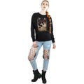Black - Lifestyle - Bambi Womens-Ladies Retro Poster Sweatshirt
