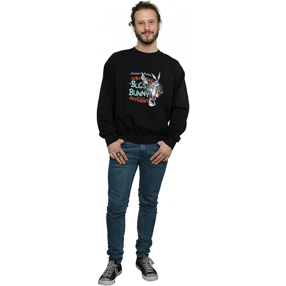 Black - Lifestyle - Looney Tunes Unisex Adult Bugs Bunny Vintage Sweatshirt