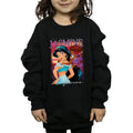 Black - Back - Aladdin Girls Jasmine Montage Sweatshirt