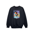 Black - Front - Aladdin Girls Jasmine Montage Sweatshirt