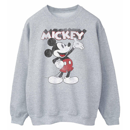 Sports Grey - Front - Mickey Mouse Unisex Adult Presents Sweatshirt