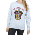 Grey - Back - Harry Potter Womens-Ladies Gryffindor Heather Sweatshirt