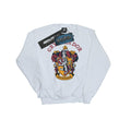 White - Front - Harry Potter Womens-Ladies Gryffindor Heather Sweatshirt