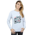Sports Grey - Back - Mary Poppins Womens-Ladies Practically Perfect In Every Way Sweatshirt