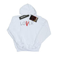 White - Front - It Womens-Ladies Loser Lover Heather Hoodie