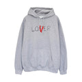Grey - Front - It Womens-Ladies Loser Lover Heather Hoodie