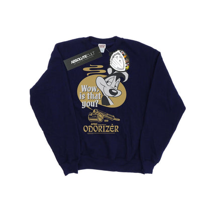 Navy Blue - Front - Looney Tunes Womens-Ladies Odorizer Pepe Le Pew Sweatshirt