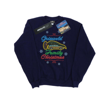 Navy Blue - Front - National Lampoon´s Christmas Vacation Mens Griswold Family Sweatshirt