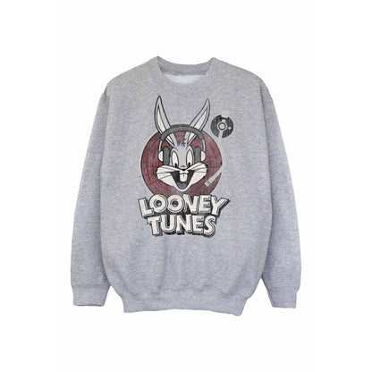 Sports Grey - Front - Looney Tunes Boys Bugs Bunny Circle Logo Sweatshirt