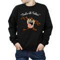 Black - Side - Looney Tunes Boys That´s All Folks Tasmanian Devil Sweatshirt