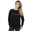 Black - Back - Friends Womens-Ladies Logo Sweatshirt