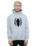 Sports Grey - Side - Spider-Man Mens Ultimate Spider Logo Hoodie