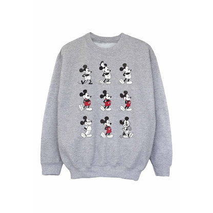Sports Grey - Front - Disney Boys Mickey Mouse Evolution Sweatshirt