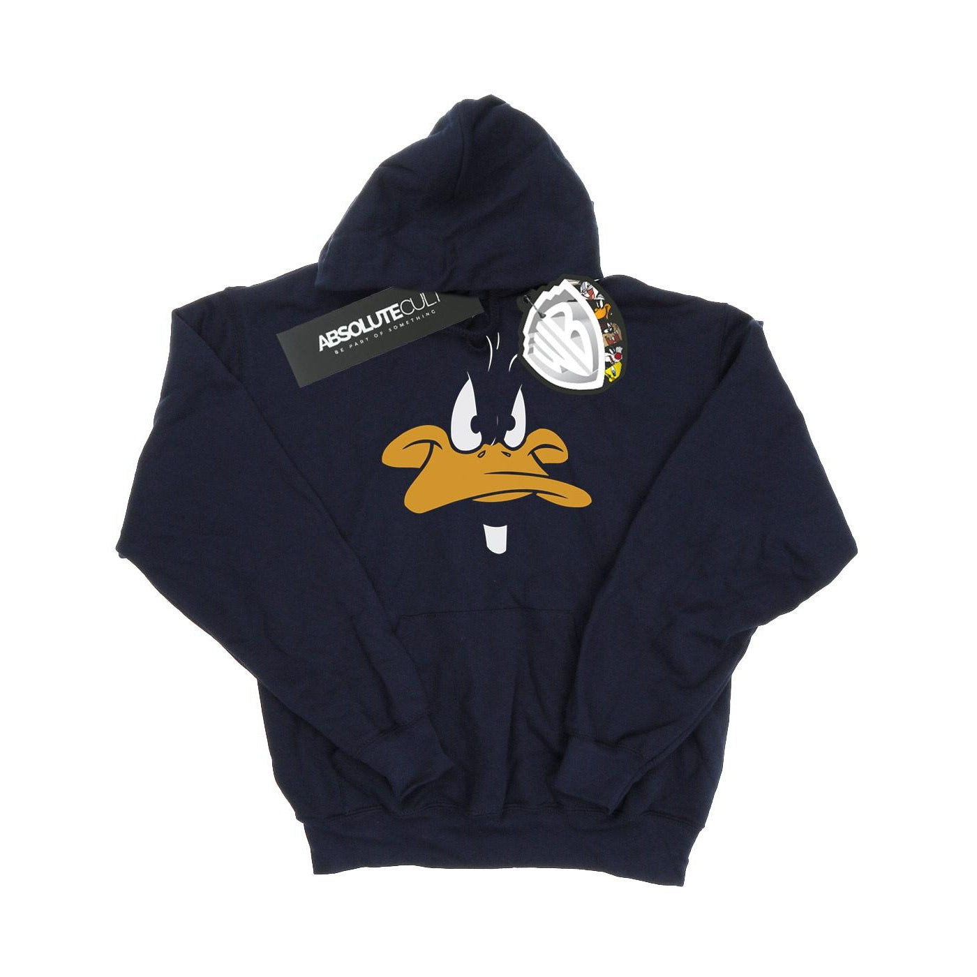 Navy Blue - Front - Looney Tunes Mens Daffy Duck Hoodie