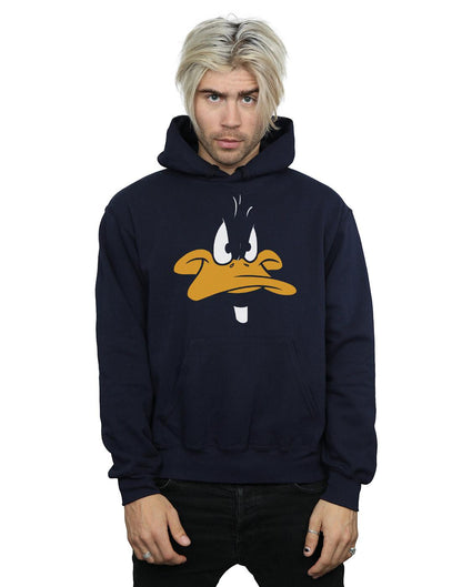 Navy Blue - Back - Looney Tunes Mens Daffy Duck Hoodie