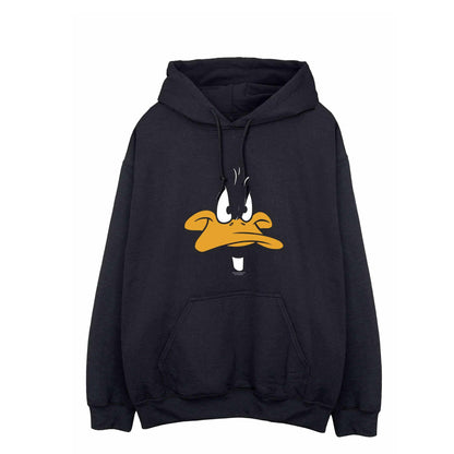 Black - Front - Looney Tunes Mens Daffy Duck Hoodie