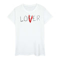 White - Front - It Womens-Ladies Loser Lover Cotton Boyfriend T-Shirt