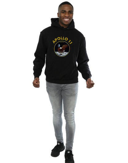 Black - Lifestyle - NASA Mens Classic Apollo 11 Hoodie