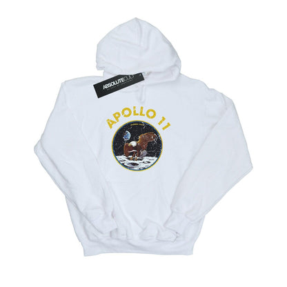 White - Front - NASA Mens Classic Apollo 11 Hoodie