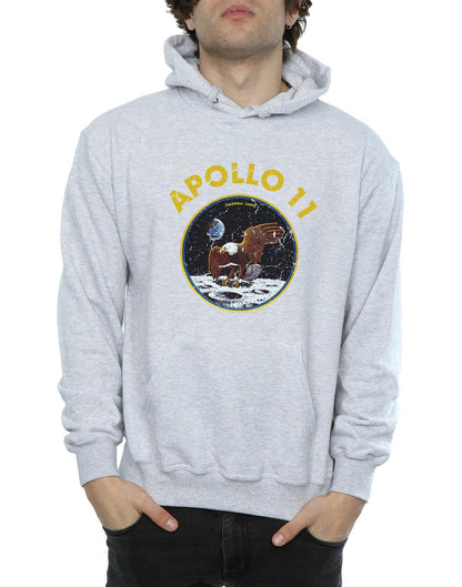 Sports Grey - Side - NASA Mens Classic Apollo 11 Hoodie