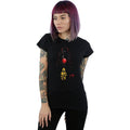 Black-Red-Yellow - Back - It Unisex Adult Pennywise Shadow T-Shirt