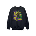 Black-Yellow - Front - Hulk Boys Incredible Avenger Sweatshirt
