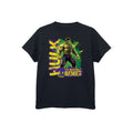 Black-Yellow - Front - Hulk Boys Incredible Avenger T-Shirt
