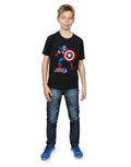 Black - Lifestyle - Captain America Boys The First Avenger T-Shirt