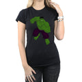 Black - Side - Hulk Womens-Ladies T-Shirt