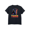Black - Front - Avengers Infinity War Boys Thor Character T-Shirt