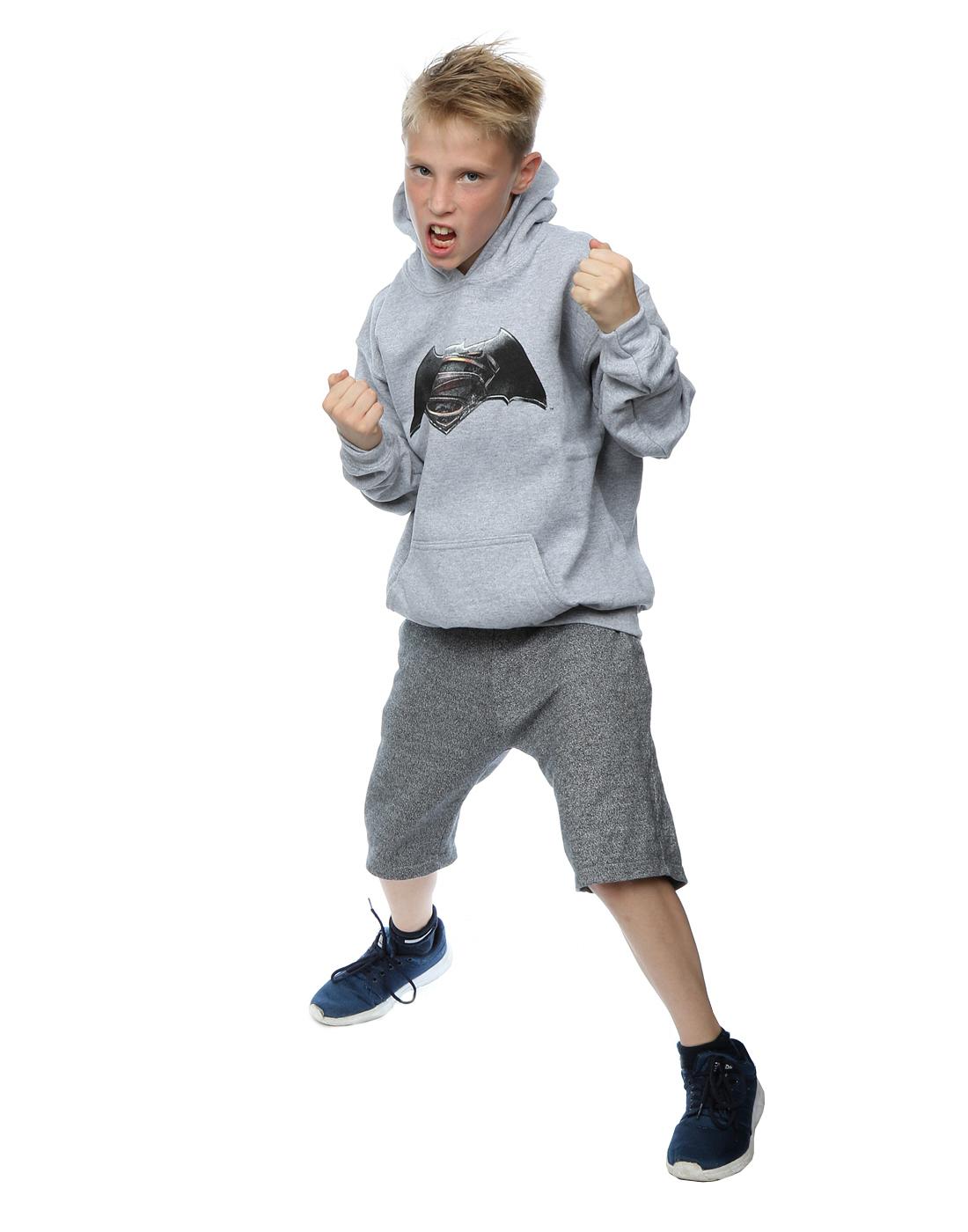 Sports Grey - Lifestyle - DC Comics Boys Batman v Superman Logo Hoodie