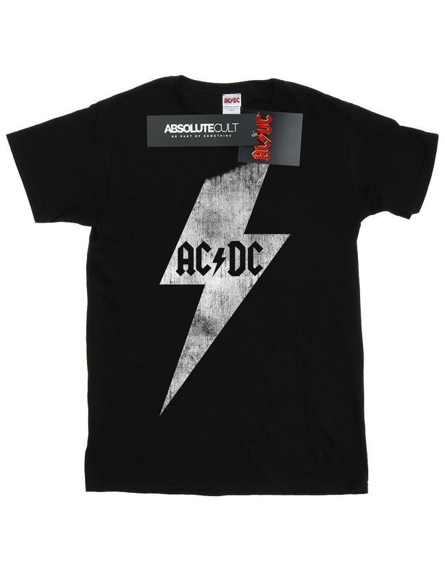 AC/DC Girls Lightning Bolt Cotton T-Shirt | Discounts on great Brands