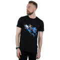 Black-Blue - Back - Marvel Avengers Mens Splash Thor T-Shirt