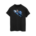 Black-Blue - Front - Marvel Avengers Mens Splash Thor T-Shirt