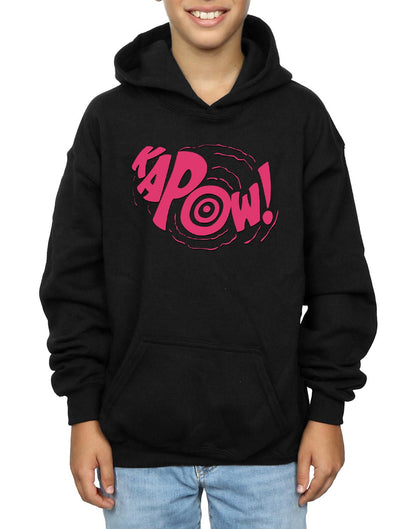 Black - Side - DC Comics Boys Batman TV Series Kapow Hoodie