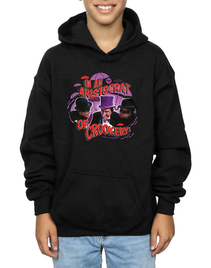 Black - Side - DC Comics Boys Batman TV Series The Penguin Aristocrat Hoodie