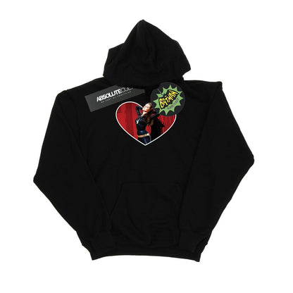 Black - Front - DC Comics Girls Batman TV Series Catwoman Heart Hoodie