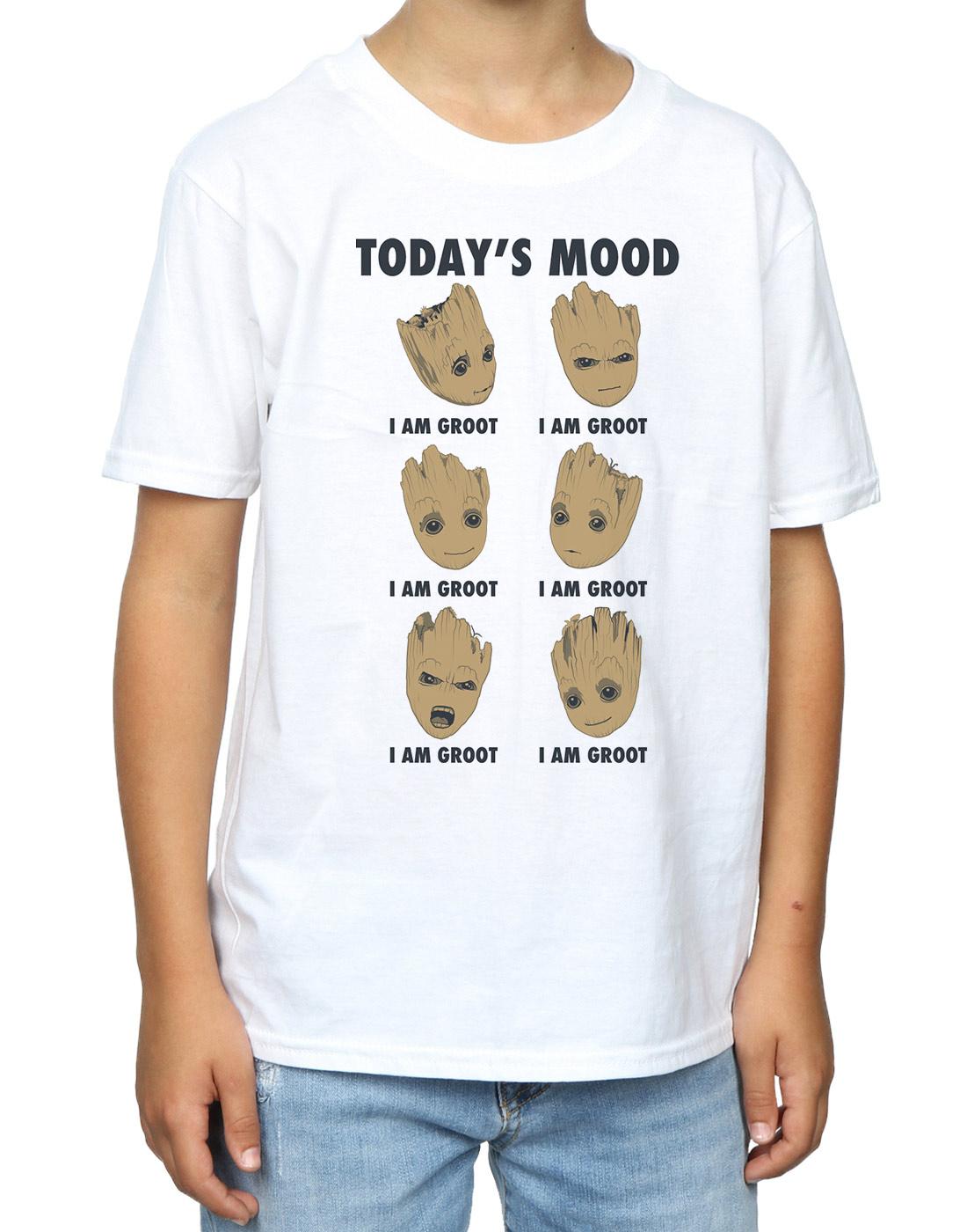 White - Pack Shot - Guardians Of The Galaxy Boys Today´s Mood Baby Groot T-Shirt