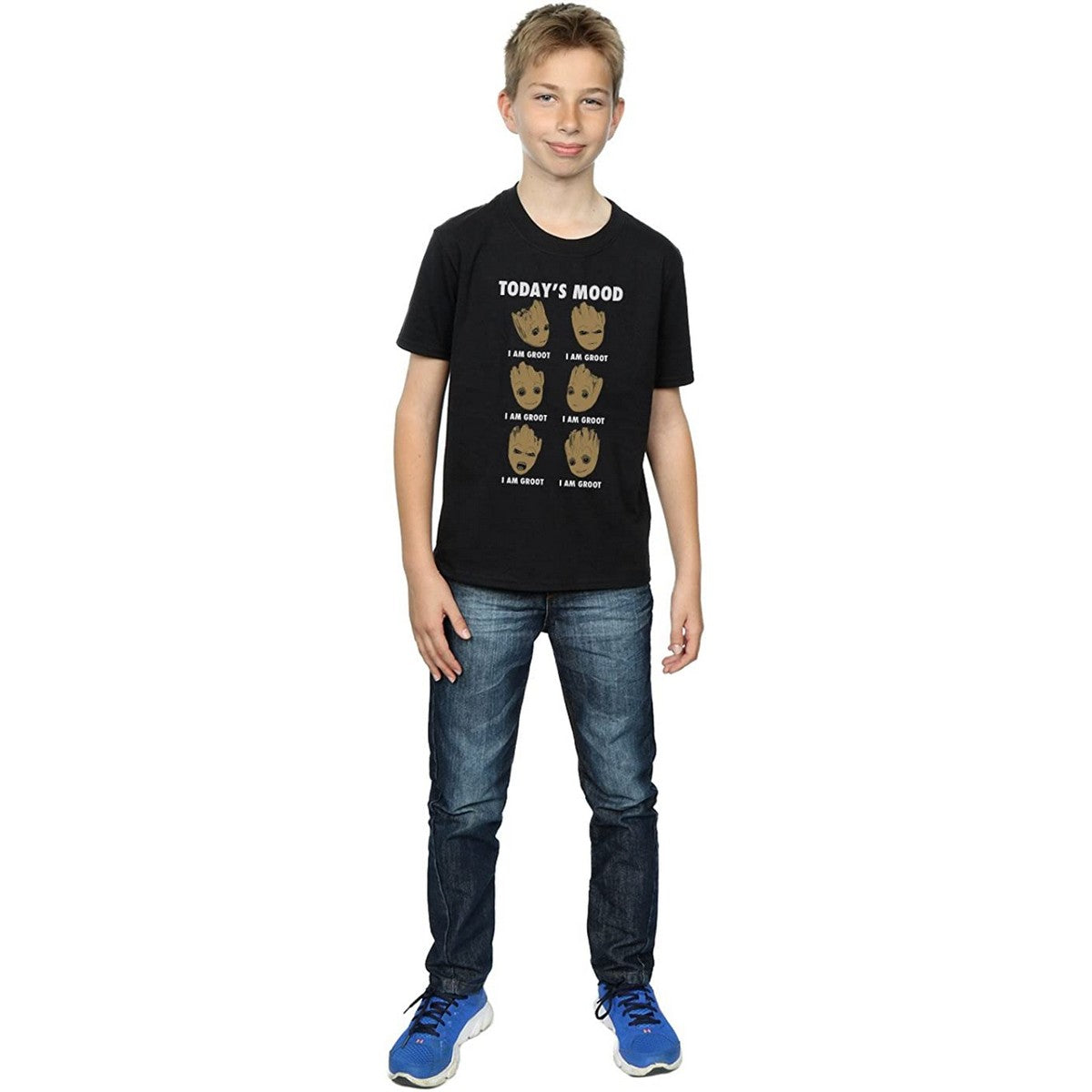 Black - Side - Guardians Of The Galaxy Boys Today´s Mood Baby Groot T-Shirt