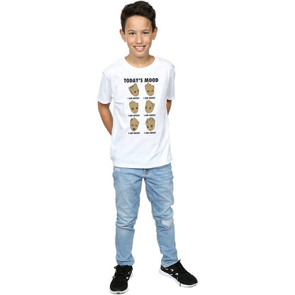 White - Side - Guardians Of The Galaxy Boys Today´s Mood Baby Groot T-Shirt