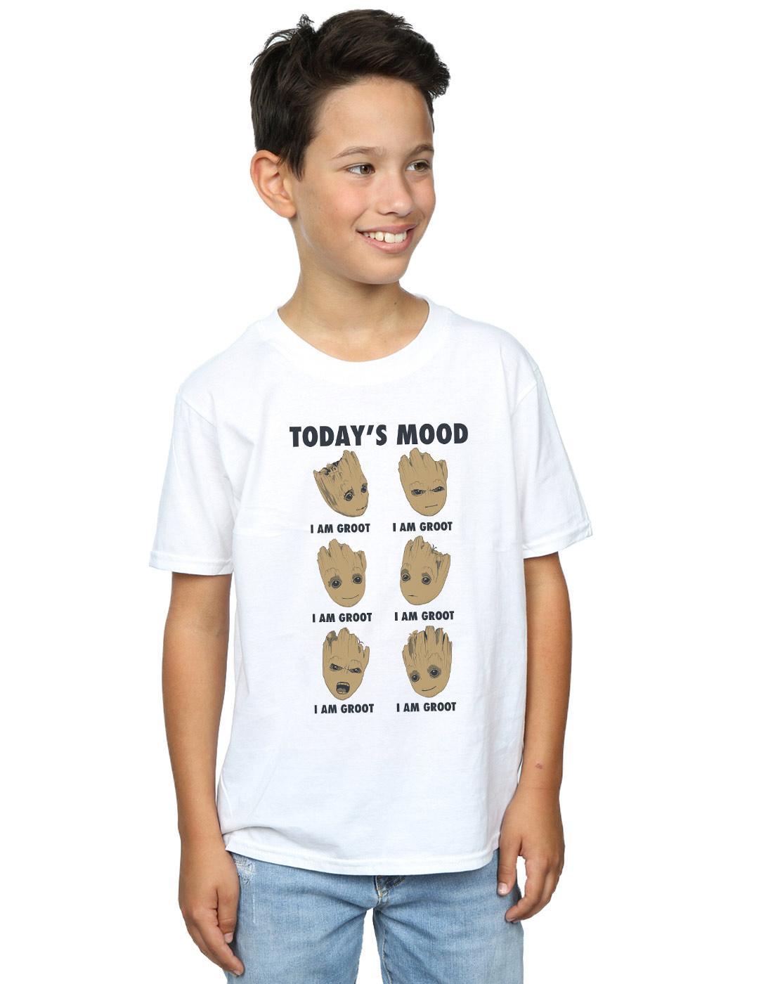White - Lifestyle - Guardians Of The Galaxy Boys Today´s Mood Baby Groot T-Shirt