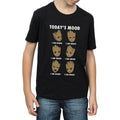 Black - Front - Guardians Of The Galaxy Boys Today´s Mood Baby Groot T-Shirt